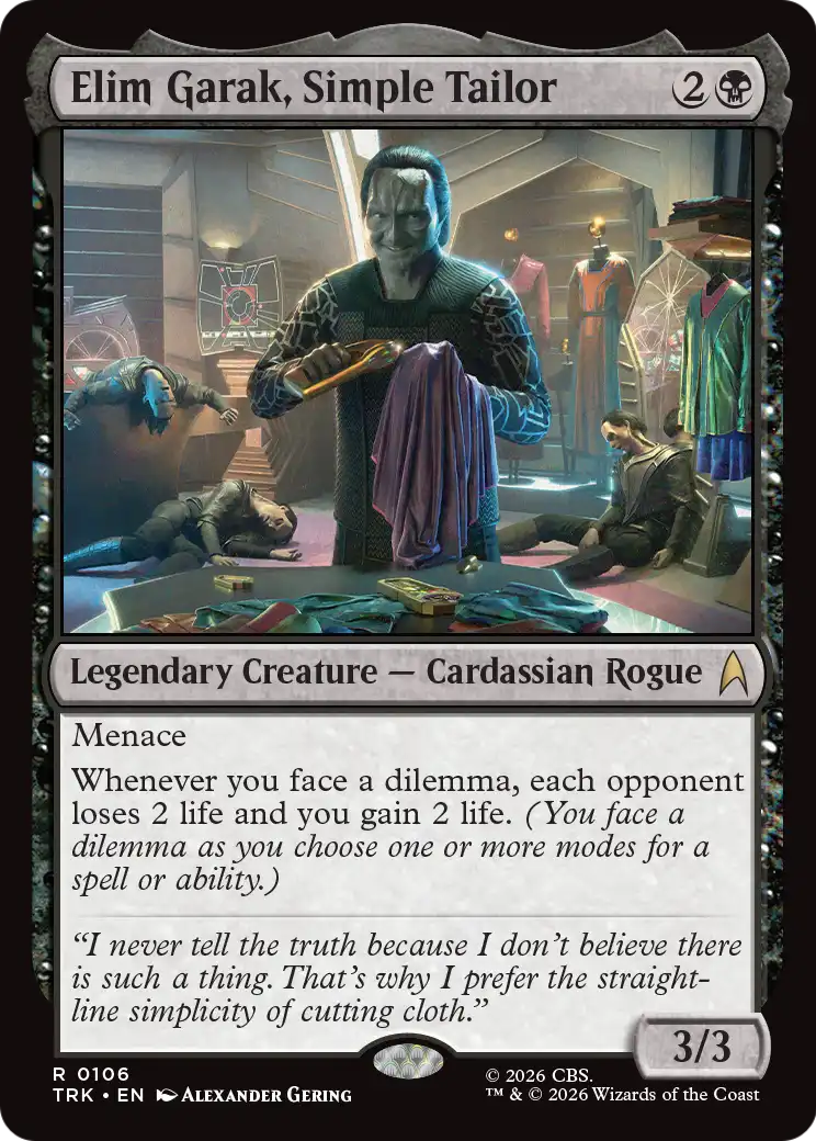 Elim Garak, Simple Tailor [Star Trek] | Exor Games Bridgewater