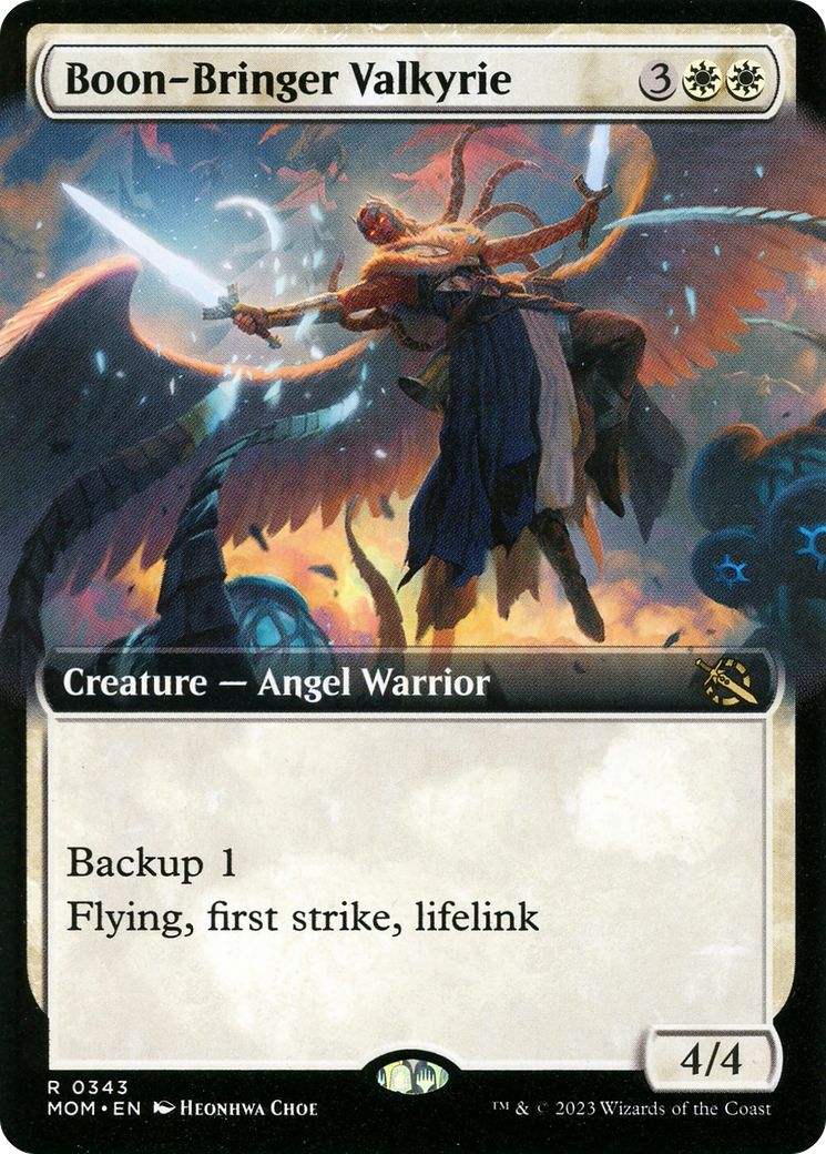 Boon-Bringer Valkyrie (Extended Art) [March of the Machine] | Exor Games Bridgewater