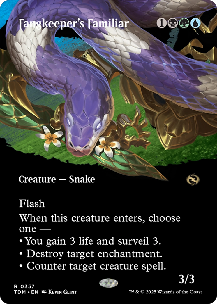 Fangkeeper's Familiar (Borderless) [Tarkir: Dragonstorm] | Exor Games Bridgewater