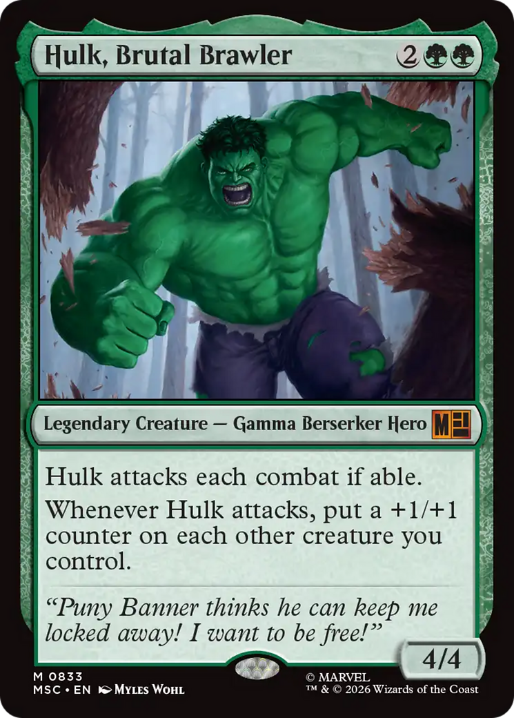 Hulk, Brutal Brawler [Marvel Super Heroes Commander] | Exor Games Bridgewater