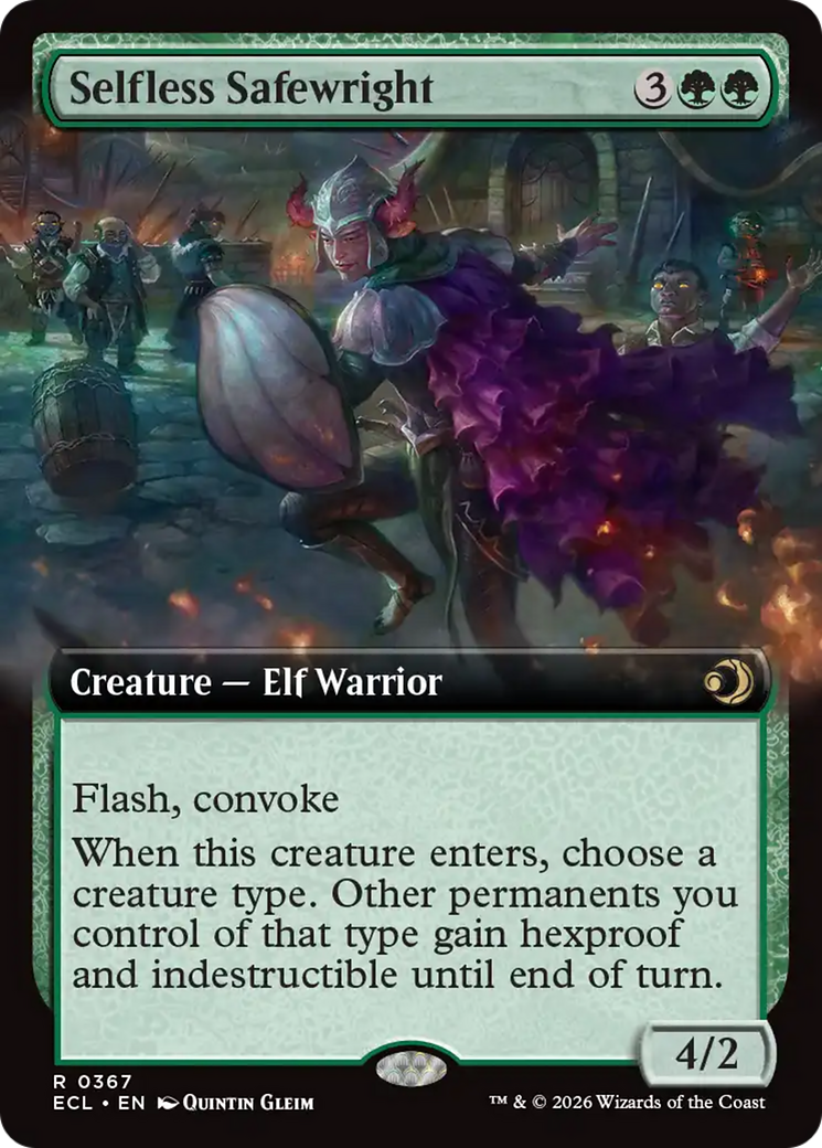 Selfless Safewright (Extended Art) [Lorwyn Eclipsed] | Exor Games Bridgewater