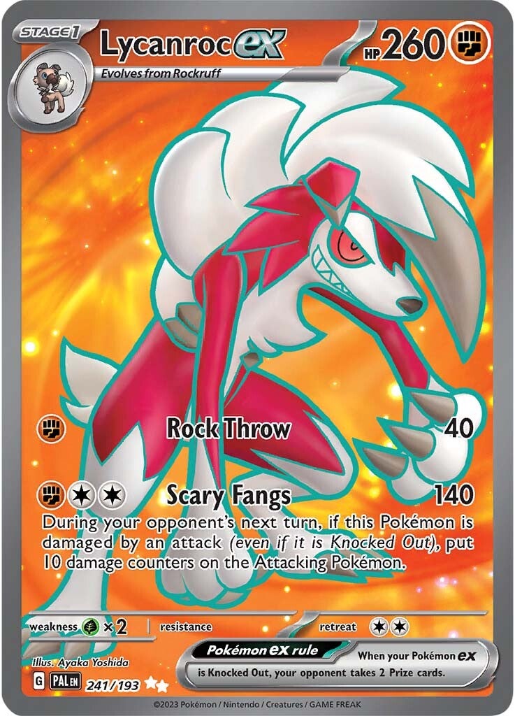 Lycanroc ex (241/193) [Scarlet & Violet: Paldea Evolved] | Exor Games Bridgewater