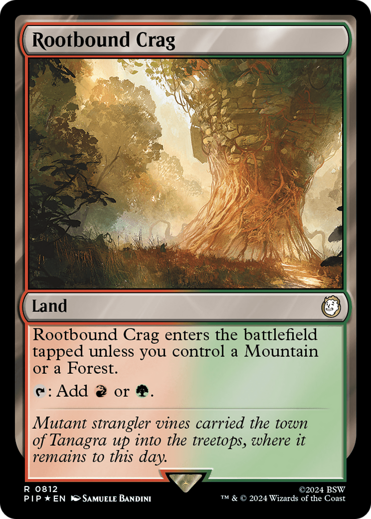 Rootbound Crag (Surge Foil) [Fallout] | Exor Games Bridgewater