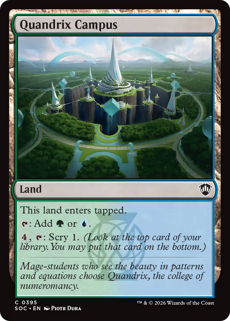 Quandrix Campus [Secrets of Strixhaven Commander] | Exor Games Bridgewater