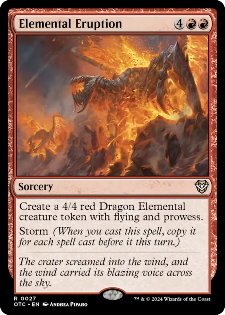 Elemental Eruption [Outlaws of Thunder Junction Commander] | Exor Games Bridgewater