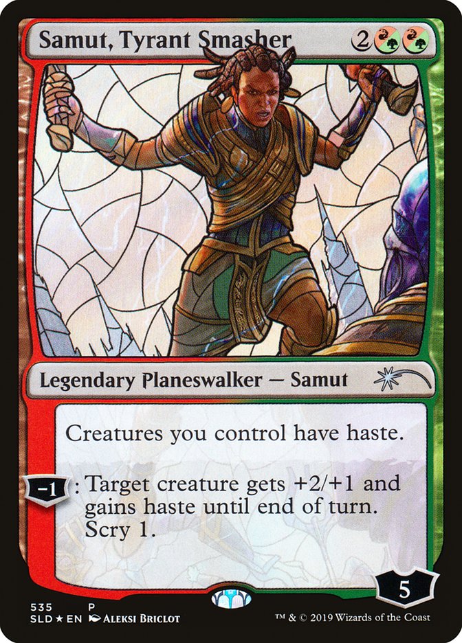 Samut, Tyrant Smasher (Stained Glass) [Secret Lair Drop Promos] | Exor Games Bridgewater