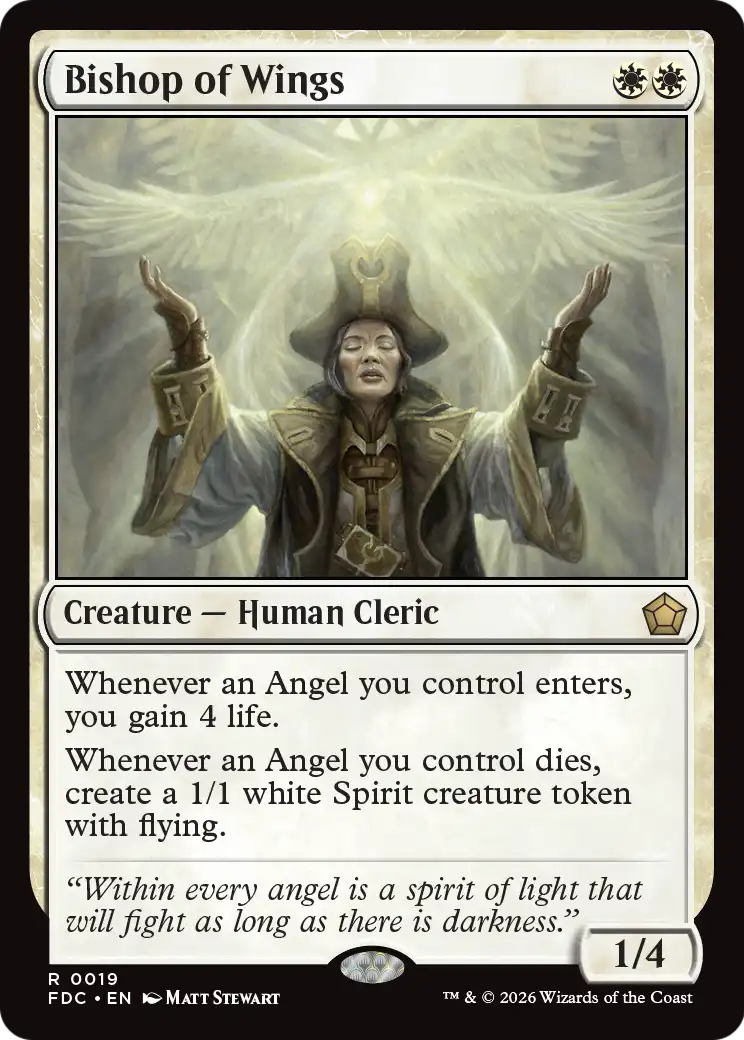 Bishop of Wings [Foundations Commander] | Exor Games Bridgewater