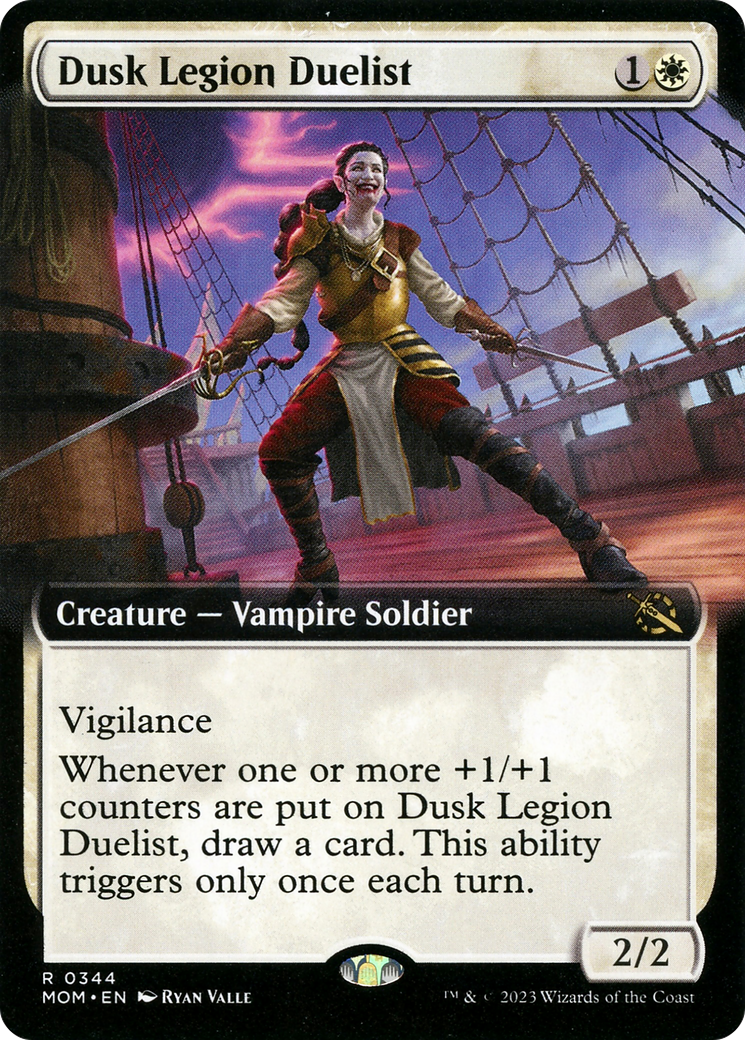 Dusk Legion Duelist (Extended Art) [March of the Machine] | Exor Games Bridgewater