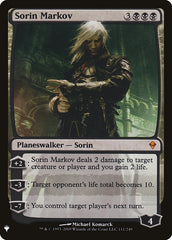 Sorin Markov [Mystery Booster] | Exor Games Bridgewater