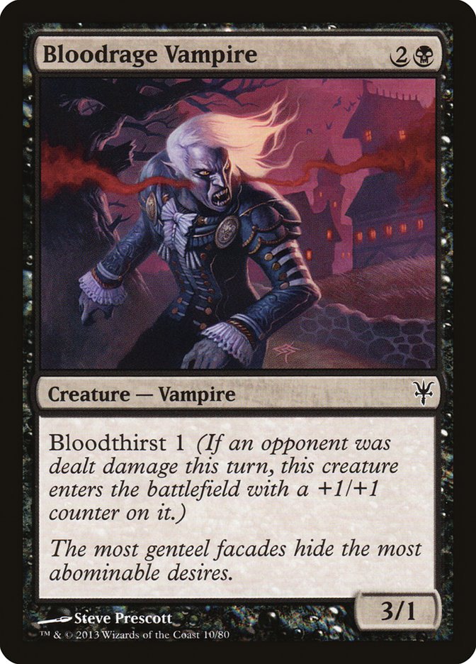 Bloodrage Vampire [Duel Decks: Sorin vs. Tibalt] | Exor Games Bridgewater