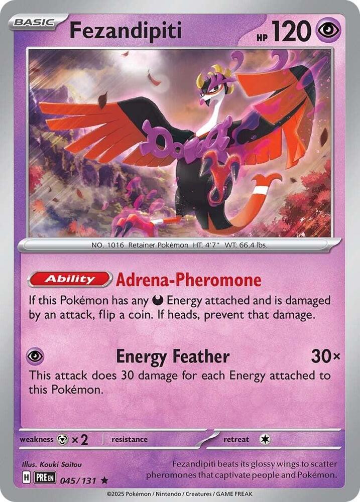 Fezandipiti (045/131) [Scarlet & Violet: Prismatic Evolutions] | Exor Games Bridgewater