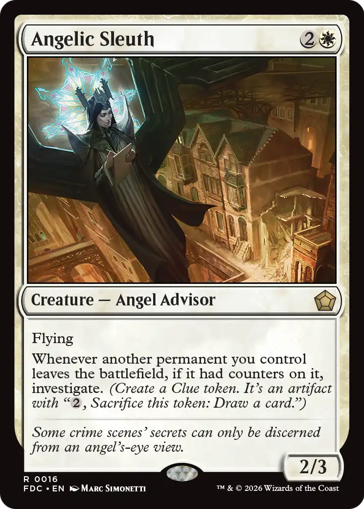 Angelic Sleuth [Foundations Commander] | Exor Games Bridgewater