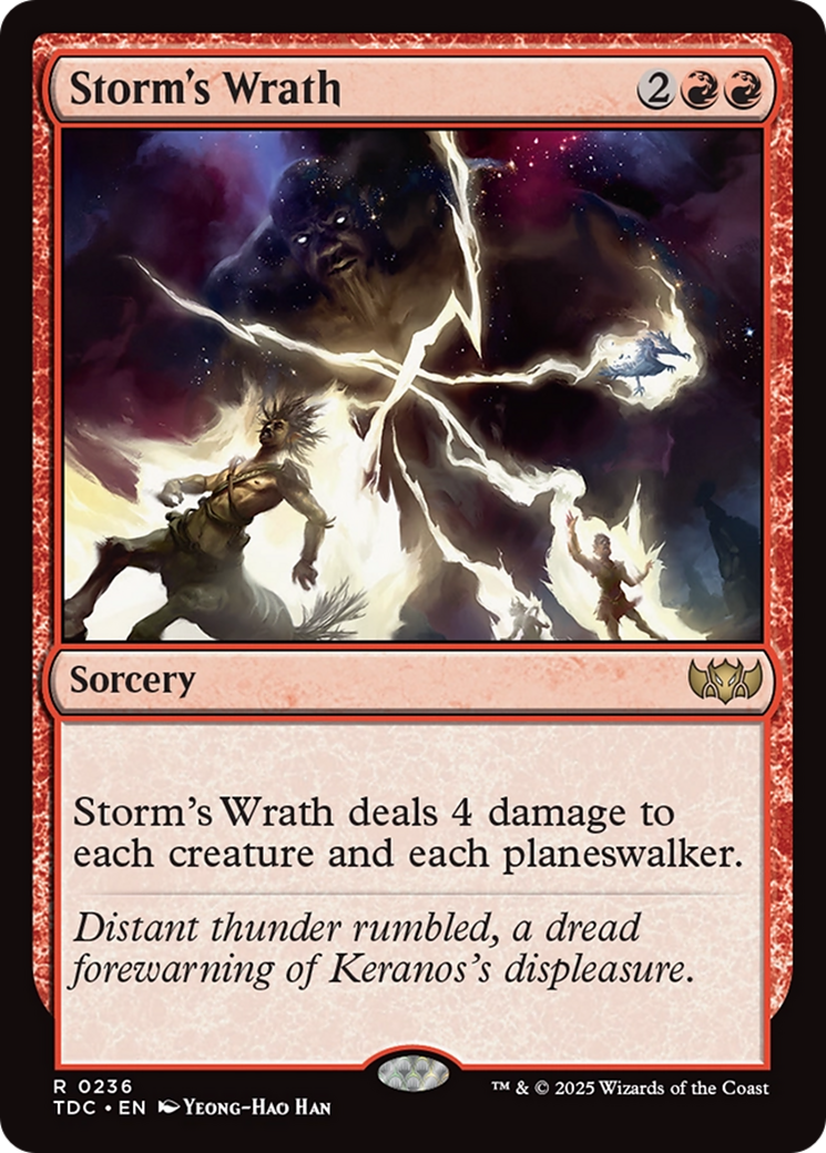 Storm's Wrath [Tarkir: Dragonstorm Commander] | Exor Games Bridgewater