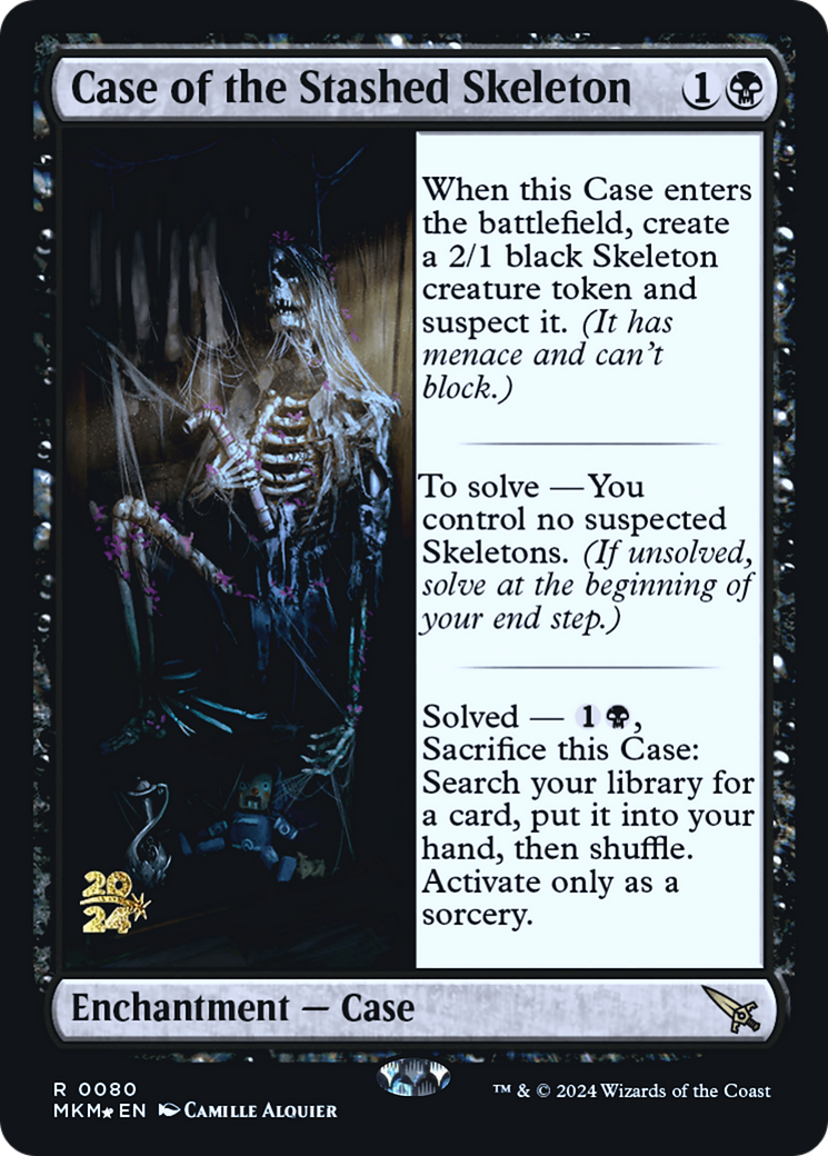 Case of the Stashed Skeleton [Murders at Karlov Manor Prerelease Promos] | Exor Games Bridgewater