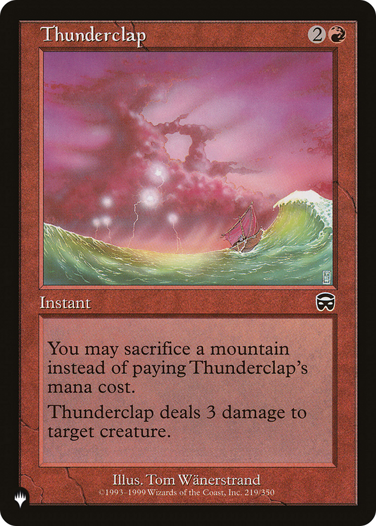 Thunderclap [The List Reprints] | Exor Games Bridgewater