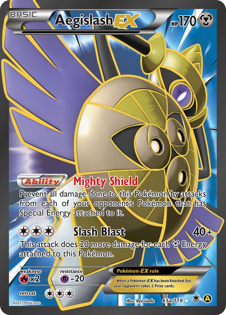 Aegislash EX (65a/119) [Alternate Art Promos] | Exor Games Bridgewater