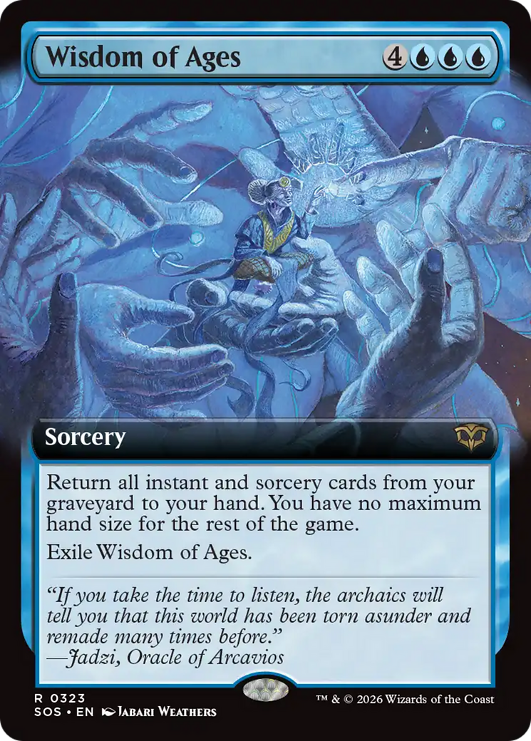 Wisdom of Ages (Extended Art) [Secrets of Strixhaven] | Exor Games Bridgewater