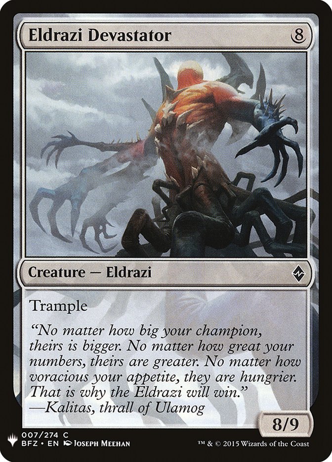 Eldrazi Devastator [Mystery Booster] | Exor Games Bridgewater