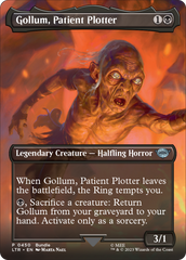 Gollum, Patient Plotter (Borderless Alternate Art) [The Lord of the Rings: Tales of Middle-Earth] | Exor Games Bridgewater