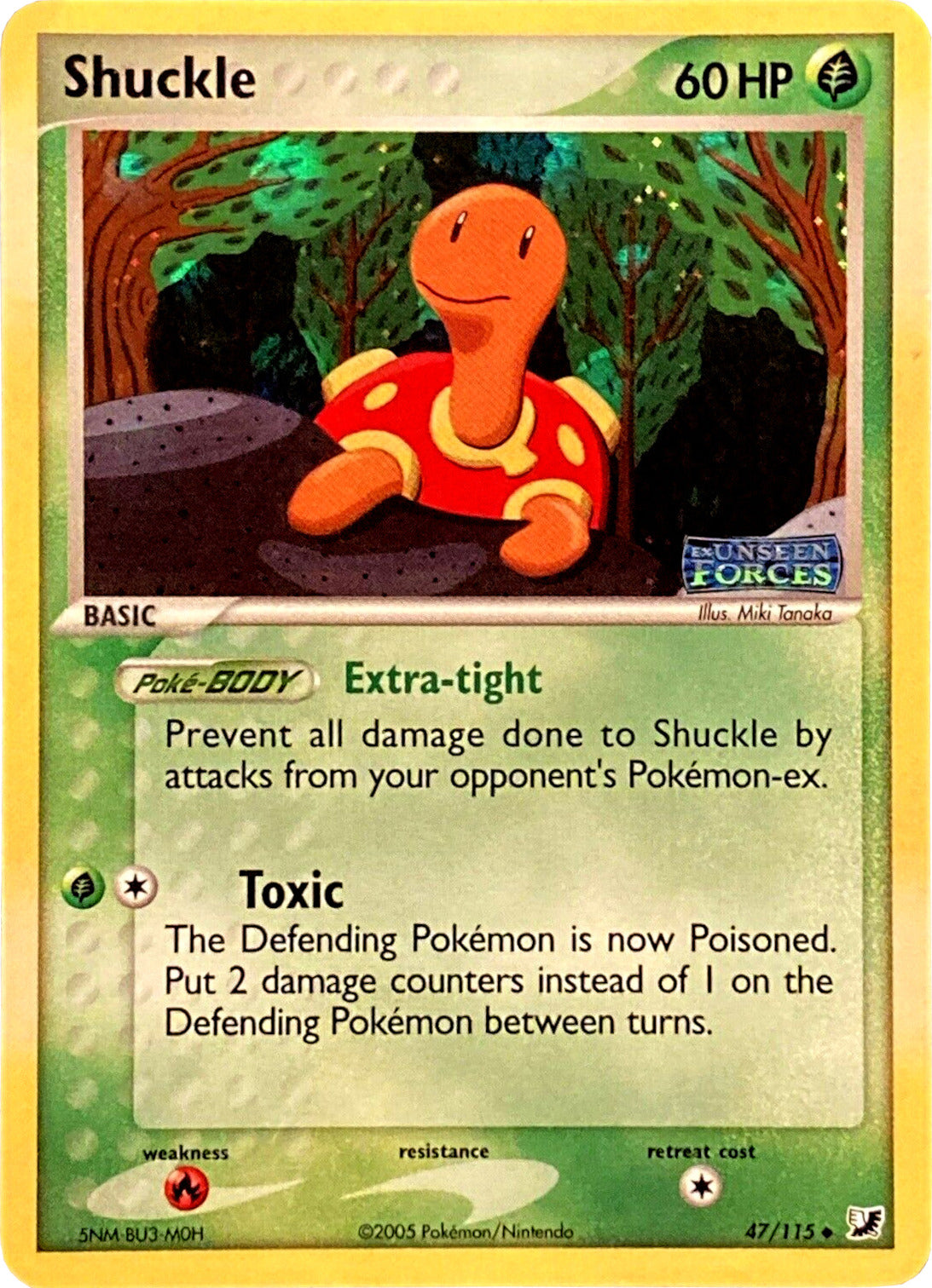 Shuckle (47/115) (Stamped) [EX: Unseen Forces] | Exor Games Bridgewater