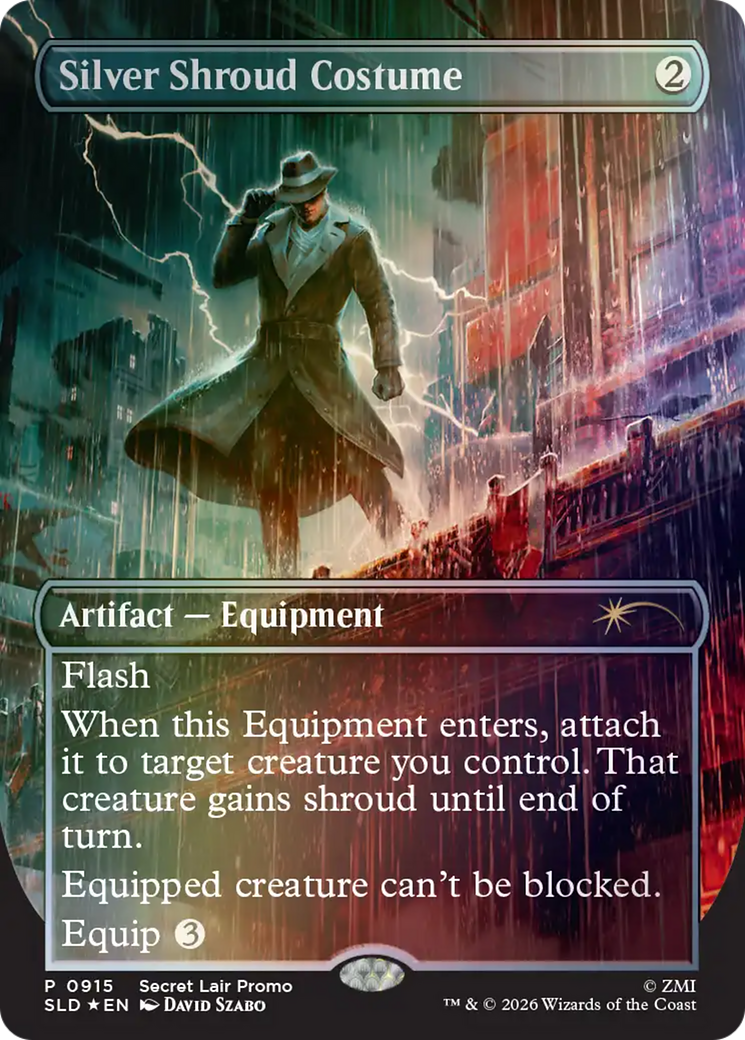 Silver Shroud Costume [Secret Lair Drop Series] | Exor Games Bridgewater