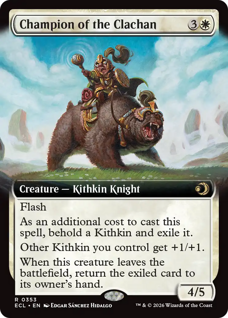 Champion of the Clachan (Extended Art) [Lorwyn Eclipsed] | Exor Games Bridgewater