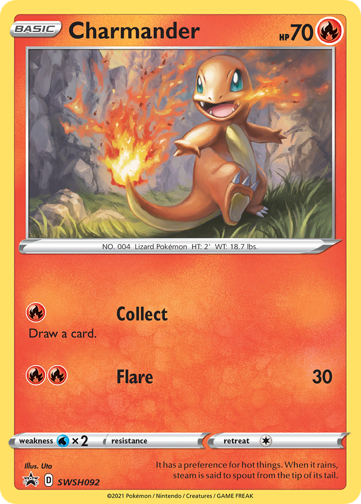 Charmander (SWSH092) [Sword & Shield: Black Star Promos] | Exor Games Bridgewater