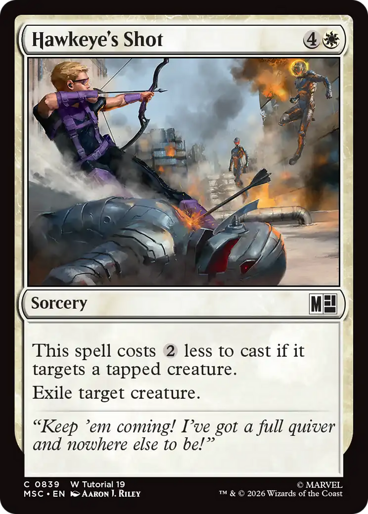 Hawkeye's Shot [Marvel Super Heroes Commander] | Exor Games Bridgewater