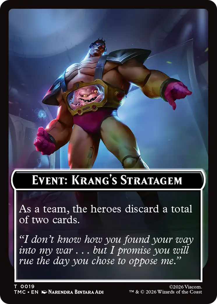Event: Krang's Stratagem [Teenage Mutant Ninja Turtles Commander Tokens] | Exor Games Bridgewater