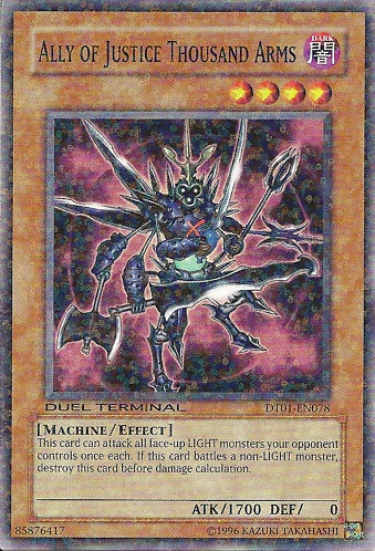 Ally of Justice Thousand Arms [DT01-EN078] Common | Exor Games Bridgewater