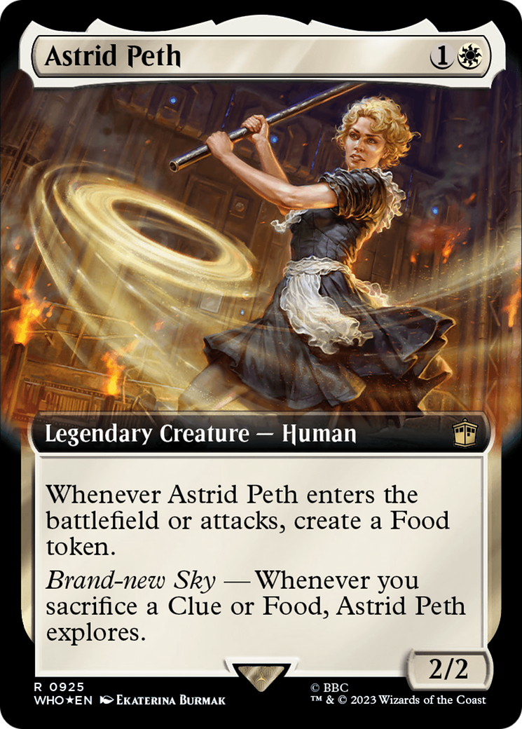 Astrid Peth (Extended Art) (Surge Foil) [Doctor Who] | Exor Games Bridgewater