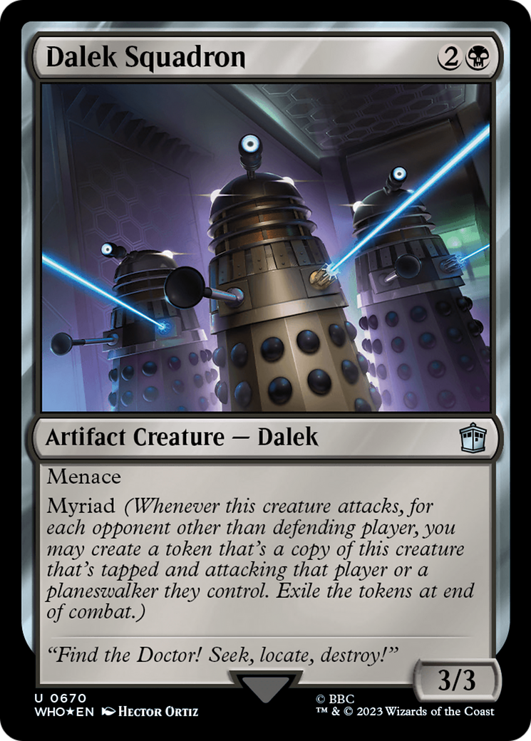 Dalek Squadron (Surge Foil) [Doctor Who] | Exor Games Bridgewater