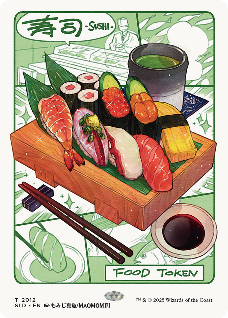 Food Token (2012) (Rainbow Foil) [Secret Lair Drop Series] | Exor Games Bridgewater