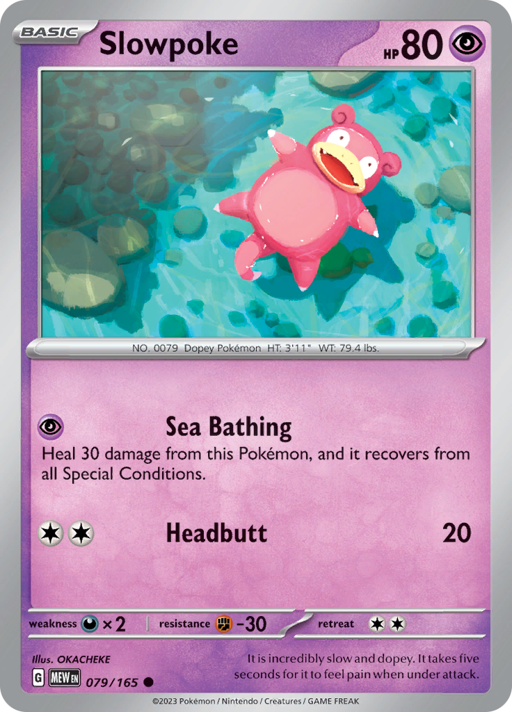 Slowpoke (079/165) [Scarlet & Violet: 151] | Exor Games Bridgewater