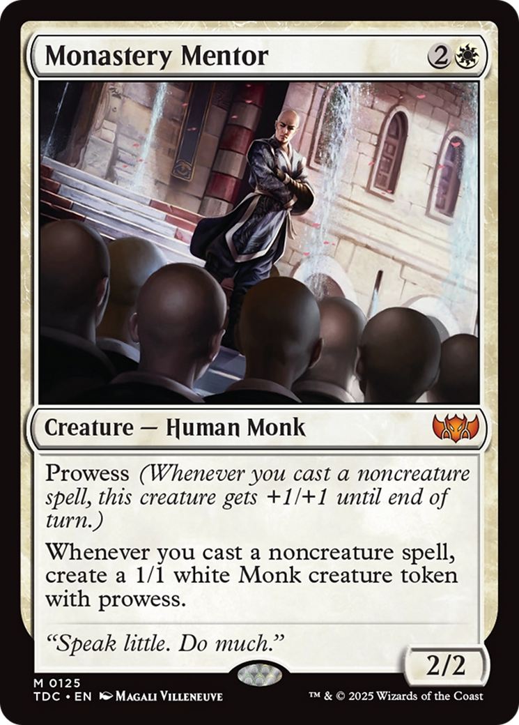 Monastery Mentor [Tarkir: Dragonstorm Commander] | Exor Games Bridgewater