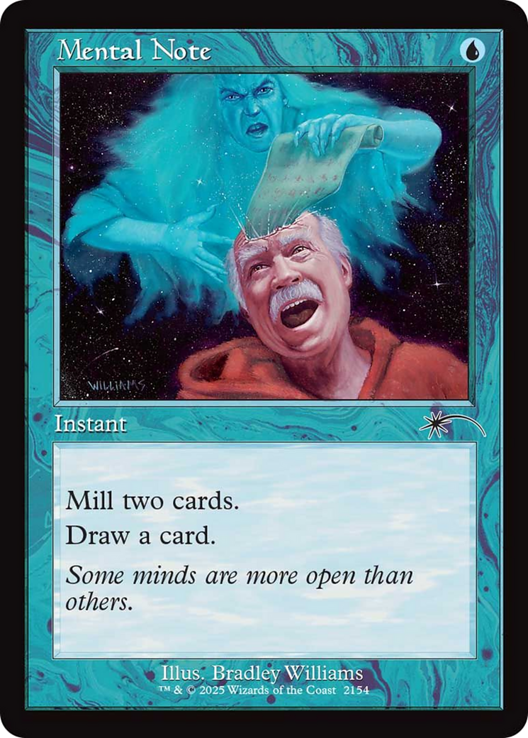 Mental Note (Retro Frame) [Secret Lair Drop Series] | Exor Games Bridgewater