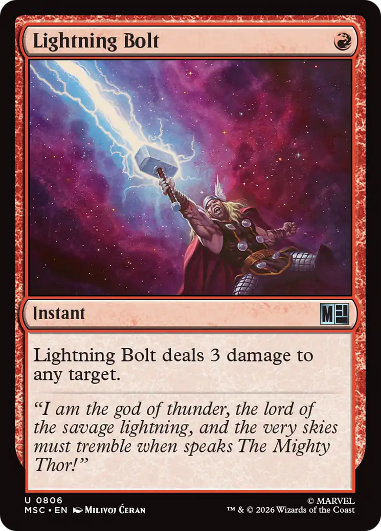 Lightning Bolt [Marvel Super Heroes Commander] | Exor Games Bridgewater