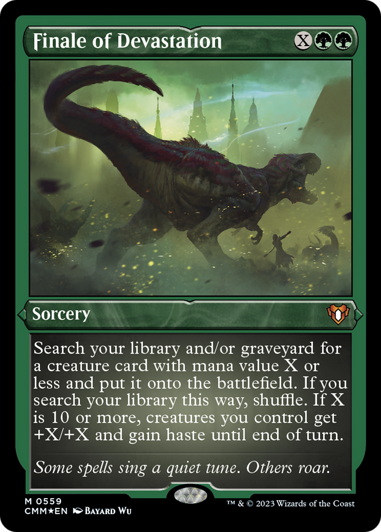 Finale of Devastation (Foil Etched) [Commander Masters] | Exor Games Bridgewater
