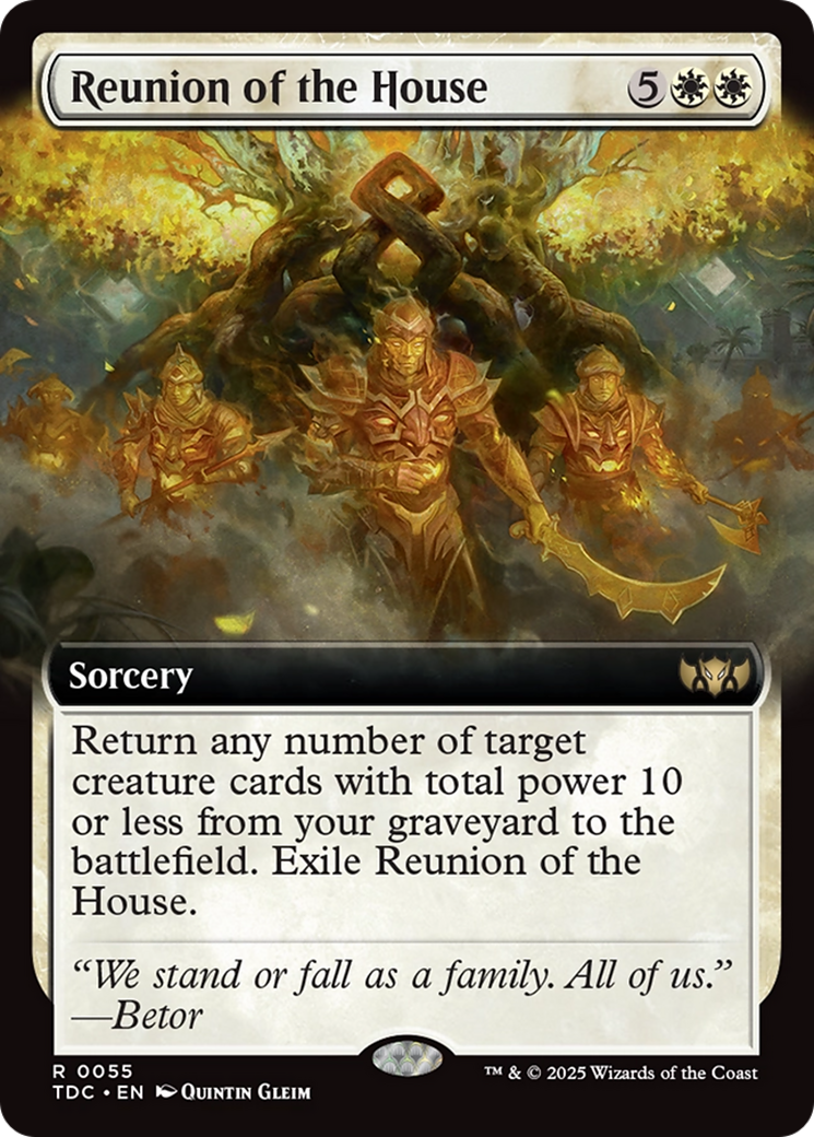 Reunion of the House (Extended Art) [Tarkir: Dragonstorm Commander] | Exor Games Bridgewater