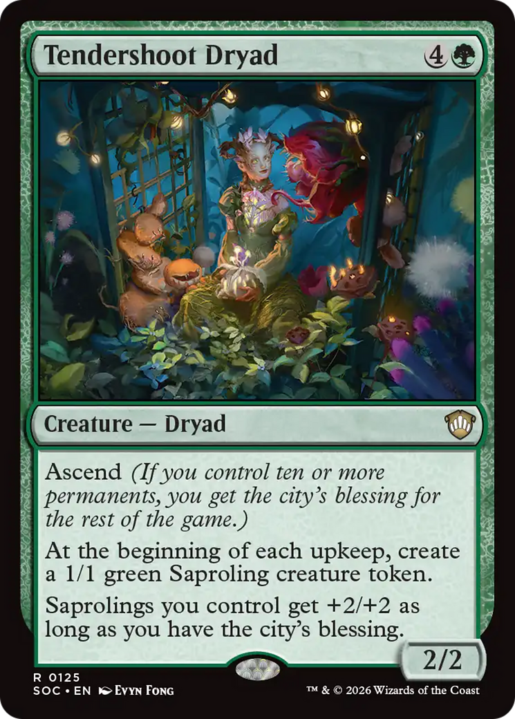 Tendershoot Dryad [Secrets of Strixhaven Commander] | Exor Games Bridgewater