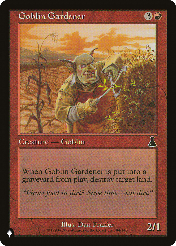 Goblin Gardener [The List Reprints] | Exor Games Bridgewater