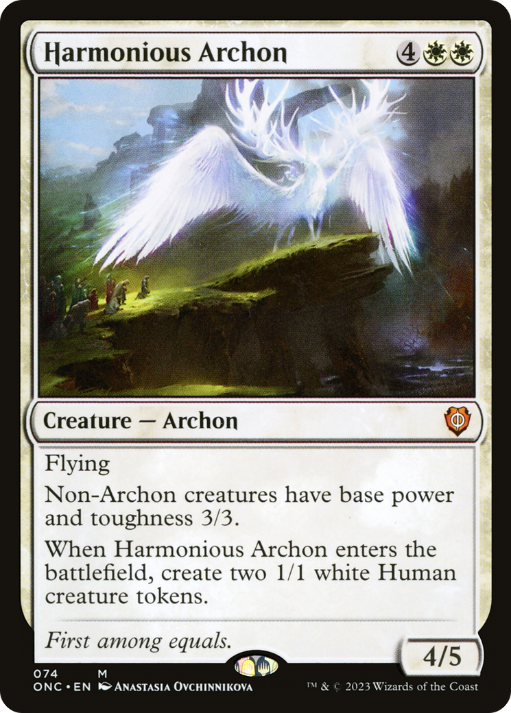 Harmonious Archon [Phyrexia: All Will Be One Commander] | Exor Games Bridgewater