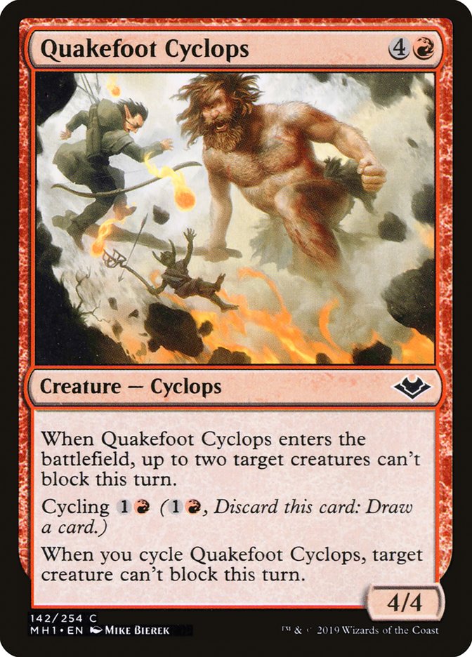 Quakefoot Cyclops [Modern Horizons] | Exor Games Bridgewater