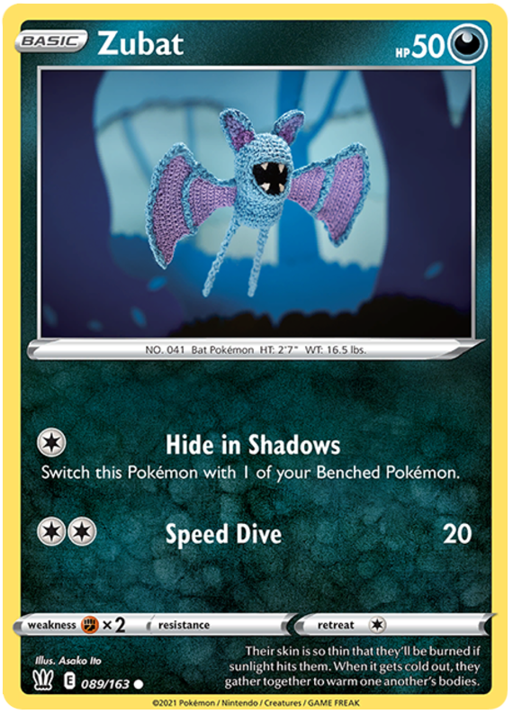 Zubat (089/163) [Sword & Shield: Battle Styles] | Exor Games Bridgewater