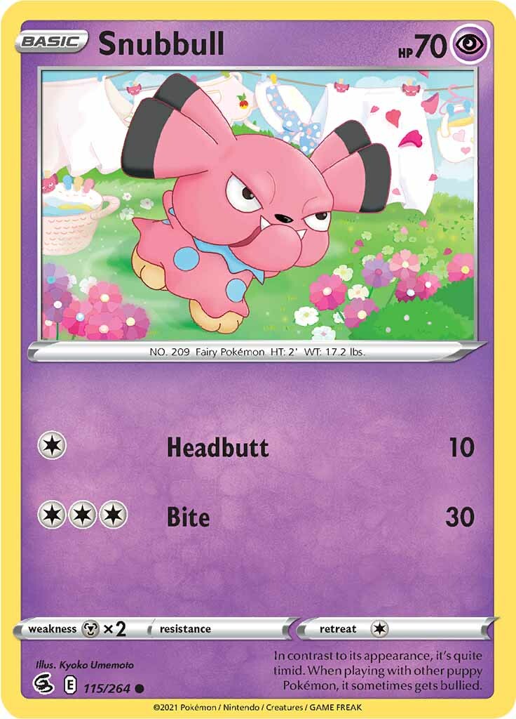 Snubbull (115/264) [Sword & Shield: Fusion Strike] | Exor Games Bridgewater