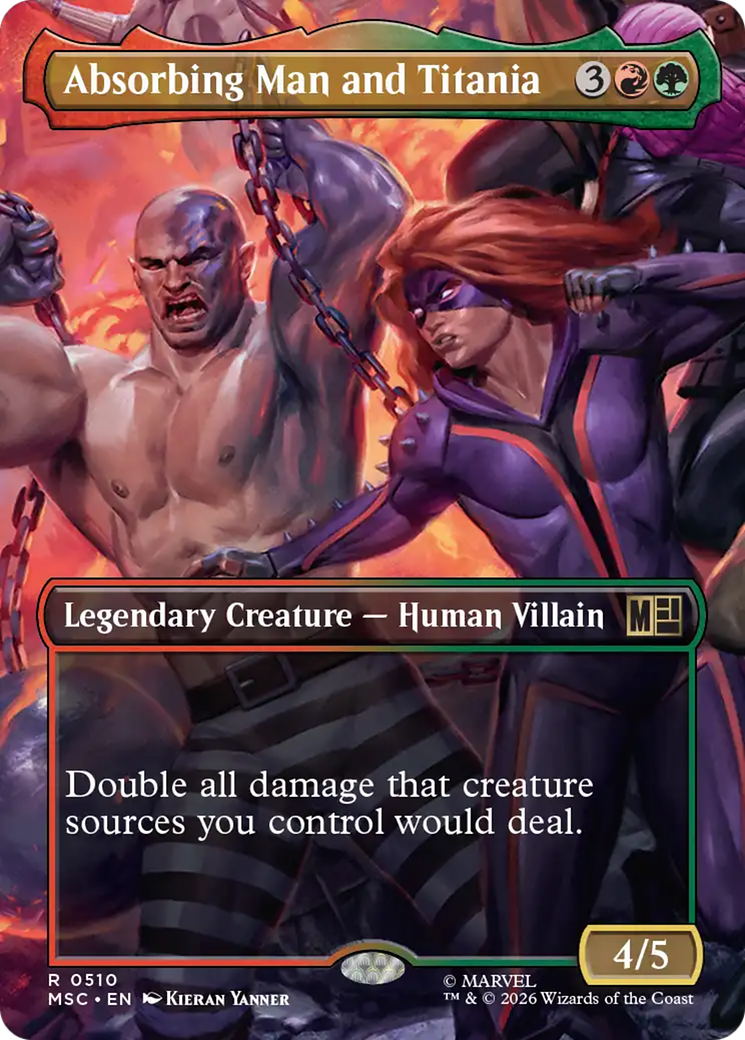 Absorbing Man and Titania (Borderless) [Marvel Super Heroes Commander] | Exor Games Bridgewater