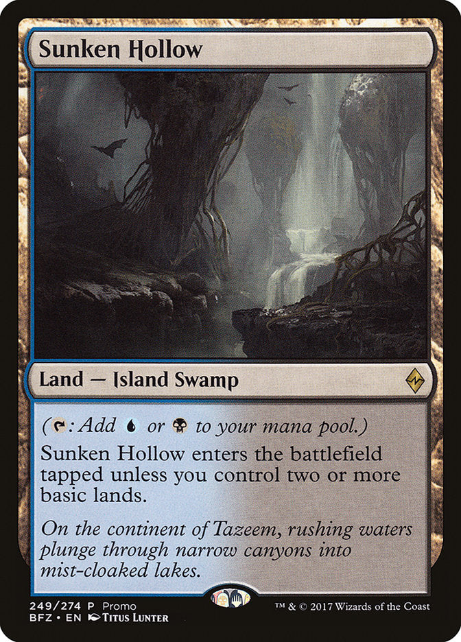 Sunken Hollow (Promo) [Standard Showdown Promos] | Exor Games Bridgewater