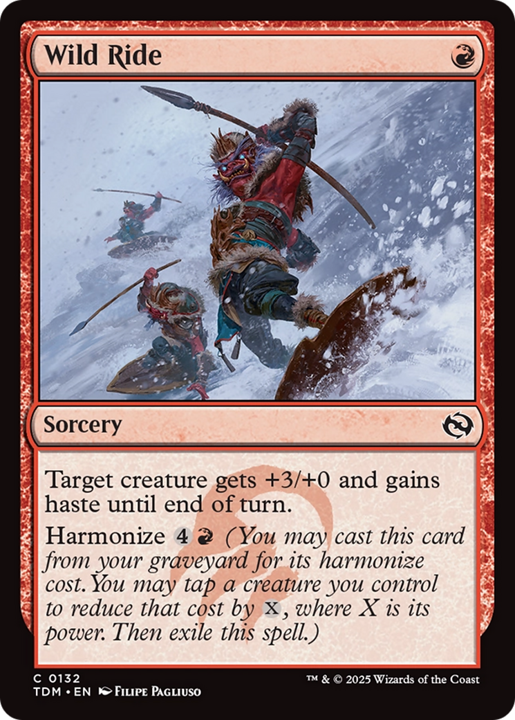 Wild Ride [Tarkir: Dragonstorm] | Exor Games Bridgewater