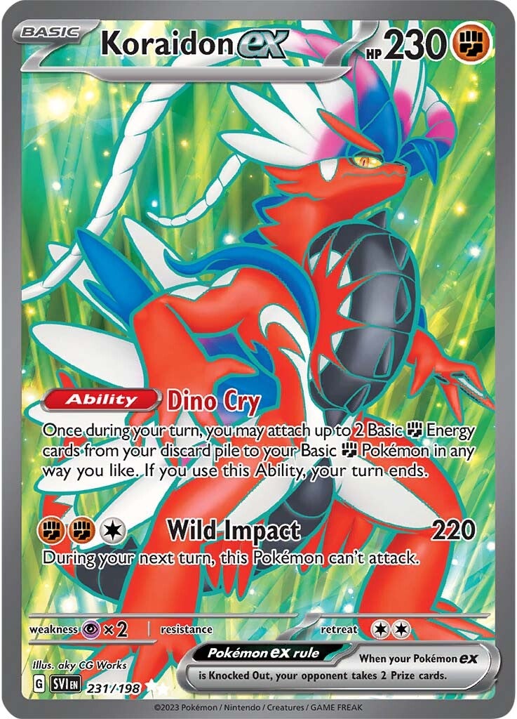 Koraidon ex (231/198) [Scarlet & Violet: Base Set] | Exor Games Bridgewater