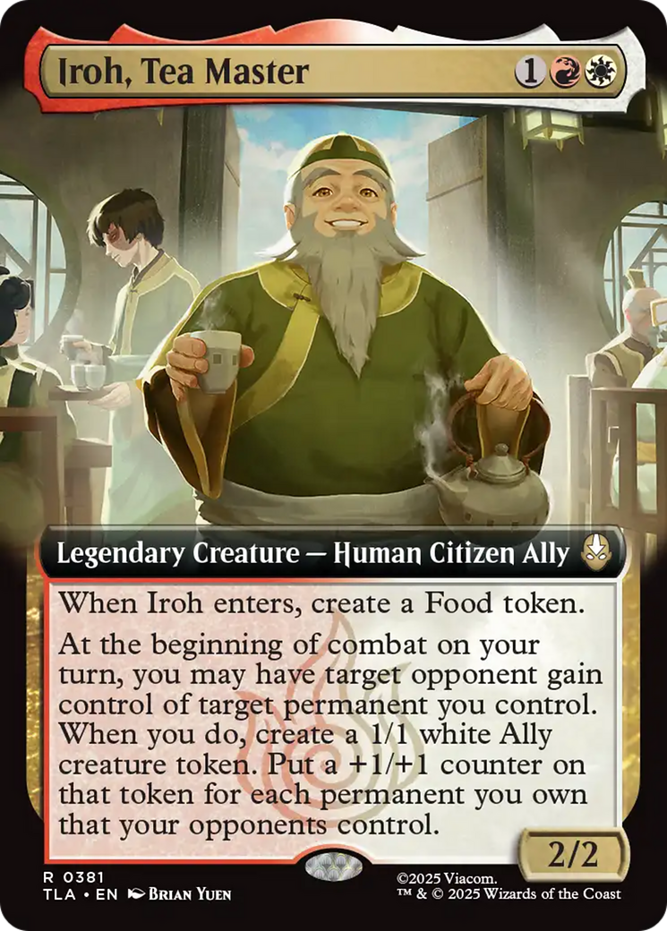 Iroh, Tea Master (Extended Art) [Avatar: The Last Airbender] | Exor Games Bridgewater